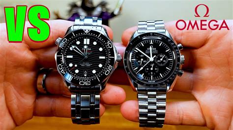 omega speedmaster vs seamaster